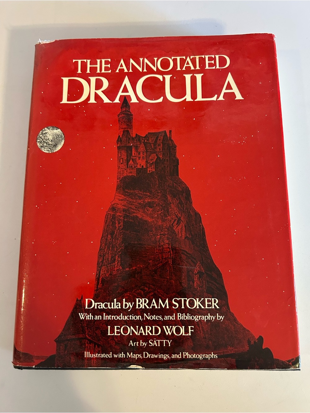 1975 The Annotated Dracula Bram Stoker Leonard Wolf Hardcover Dust Jacket